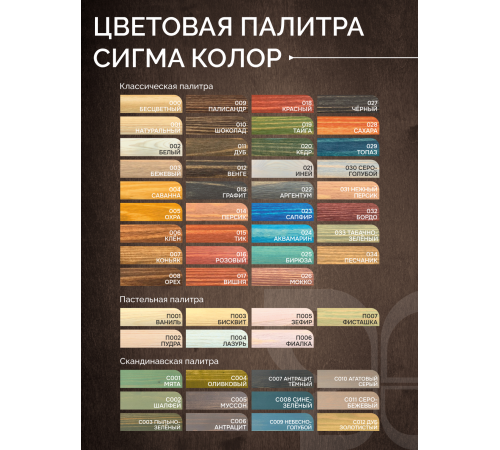 Приобрести МАСЛО С ТВЕРДЫМ ВОСКОМ «СИГМА-ДЕКОР ПРЕМИУМ» в Калининграде, Калининградская область
